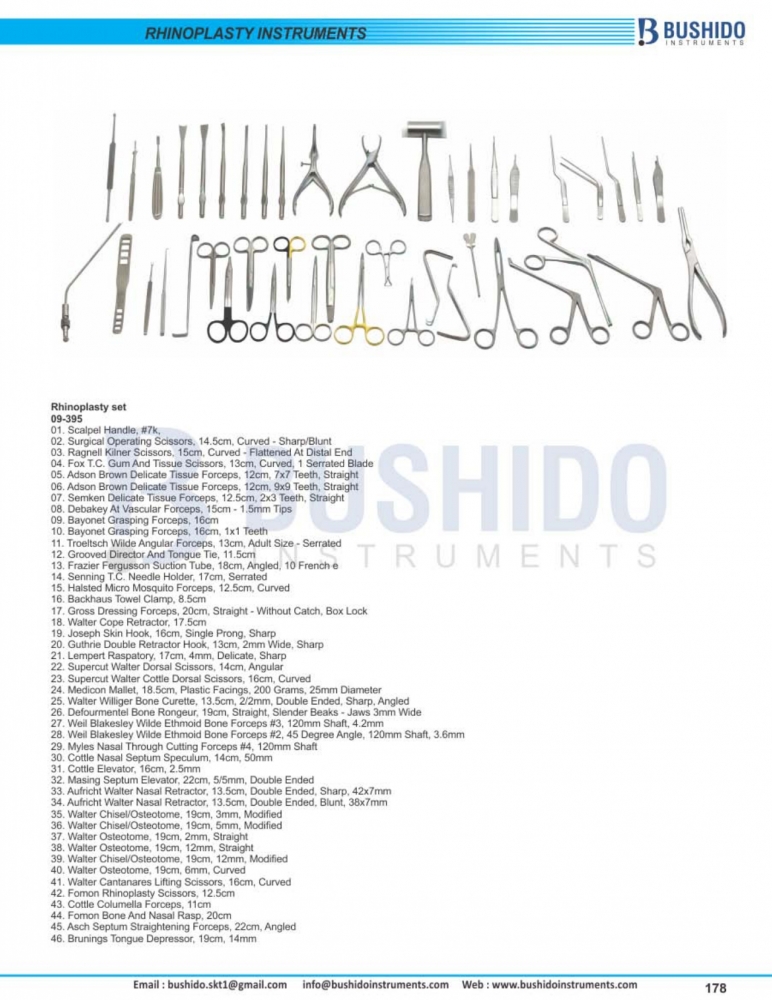 Rhinoplasty Instruments